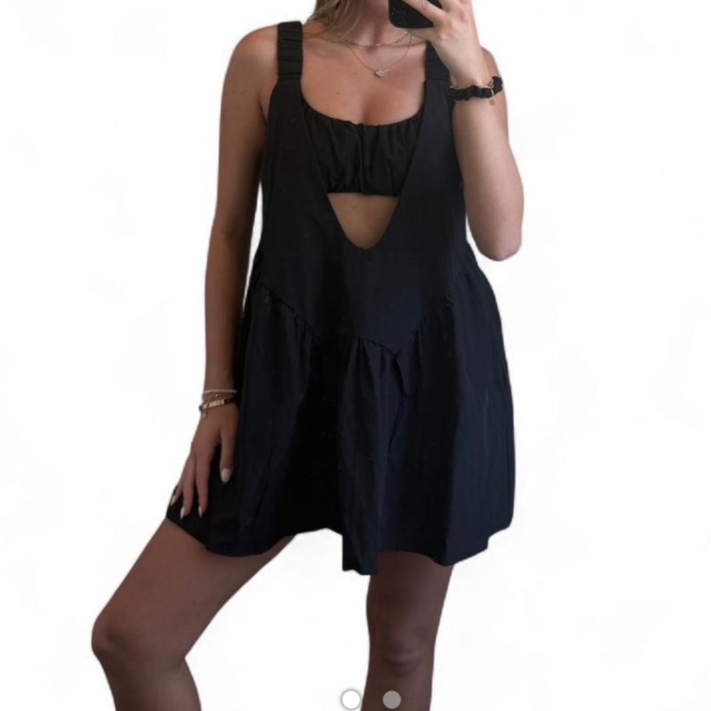 Black workout dress